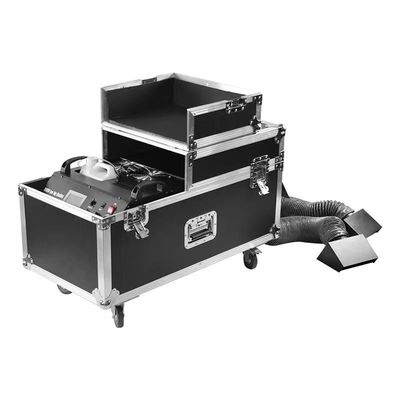 DMX512 স্টেজ মিস্ট মেশিন রিমোট কন্ট্রোল 3000W 2 টিউব মিস্ট মেশিন স্টেজে