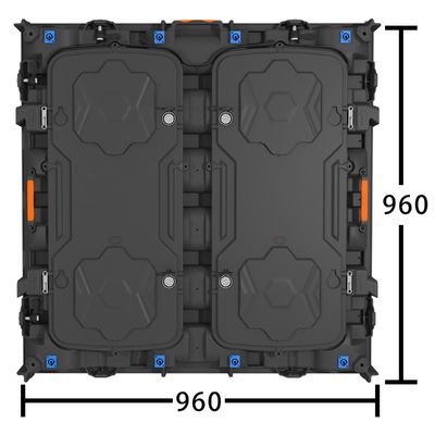 কাস্টম P4 LED প্যানেল 960*960 1920hz অ্যালুমিনিয়াম ক্যাবিনেট ডিজিটাল LED স্ক্রিন