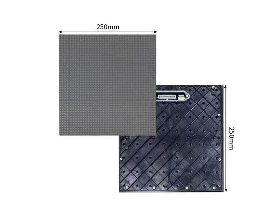 IP68 LED ফ্লোর স্ক্রিন টাইল LED গ্রাউন্ড স্ক্রিন P3.91 500x1000mm 1920hz 2tons চাপ