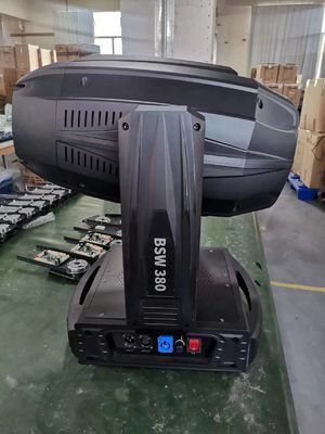 OEM জুম মুভিং হেড লাইট 380W মুভিং হেড বিম ওয়াশ 3 ইন 1