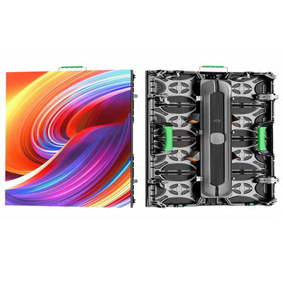 3840hz P2.604 বহিরঙ্গন LED স্ক্রিন 500*500 ভাড়া LED ডিসপ্লে স্ক্রিন 90 ডিগ্রী ক্যাবিনেট