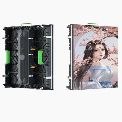 অ্যালুমিনিয়াম 3840hz আউটডোর স্ক্রিন ভাড়া P2.976 500*500 প্যানেল হার্ড লিঙ্ক ফ্রন্ট ফিক্সিং বাঁক LED স্ক্রিন