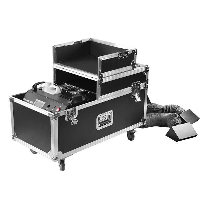 DMX512 স্টেজ মিস্ট মেশিন রিমোট কন্ট্রোল 3000W 2 টিউব মিস্ট মেশিন স্টেজে